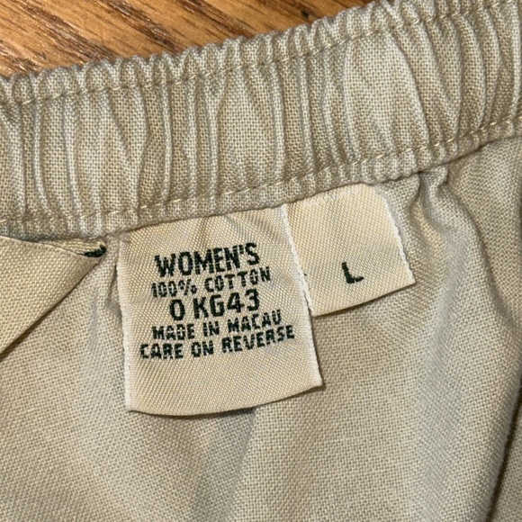 🌴LL BEAN DRAWSTRING SHORTS - WOMENS L - SO COMFY!🌴 - Picture 6 of 9